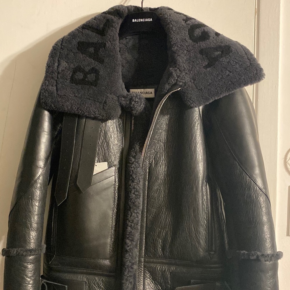 Balenciaga Shearling Jacket